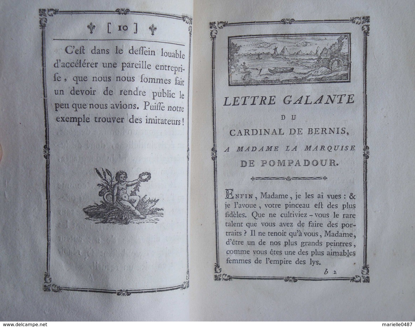 Lettre Galante De M. Le Cardinal De Bernis à Madame La Marquise De Pompadour - 1701-1800