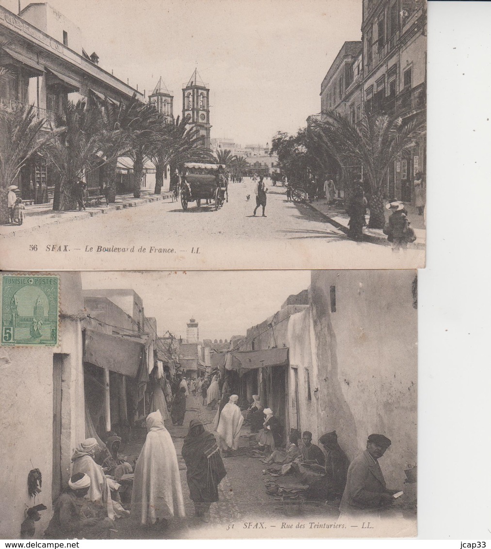 TUNISIE  -  LOT DE 40 CARTES  -  qqes ex en scan  -