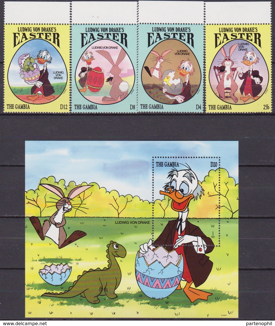 Gambia Disney Easter Dinosaures MNH - Disney