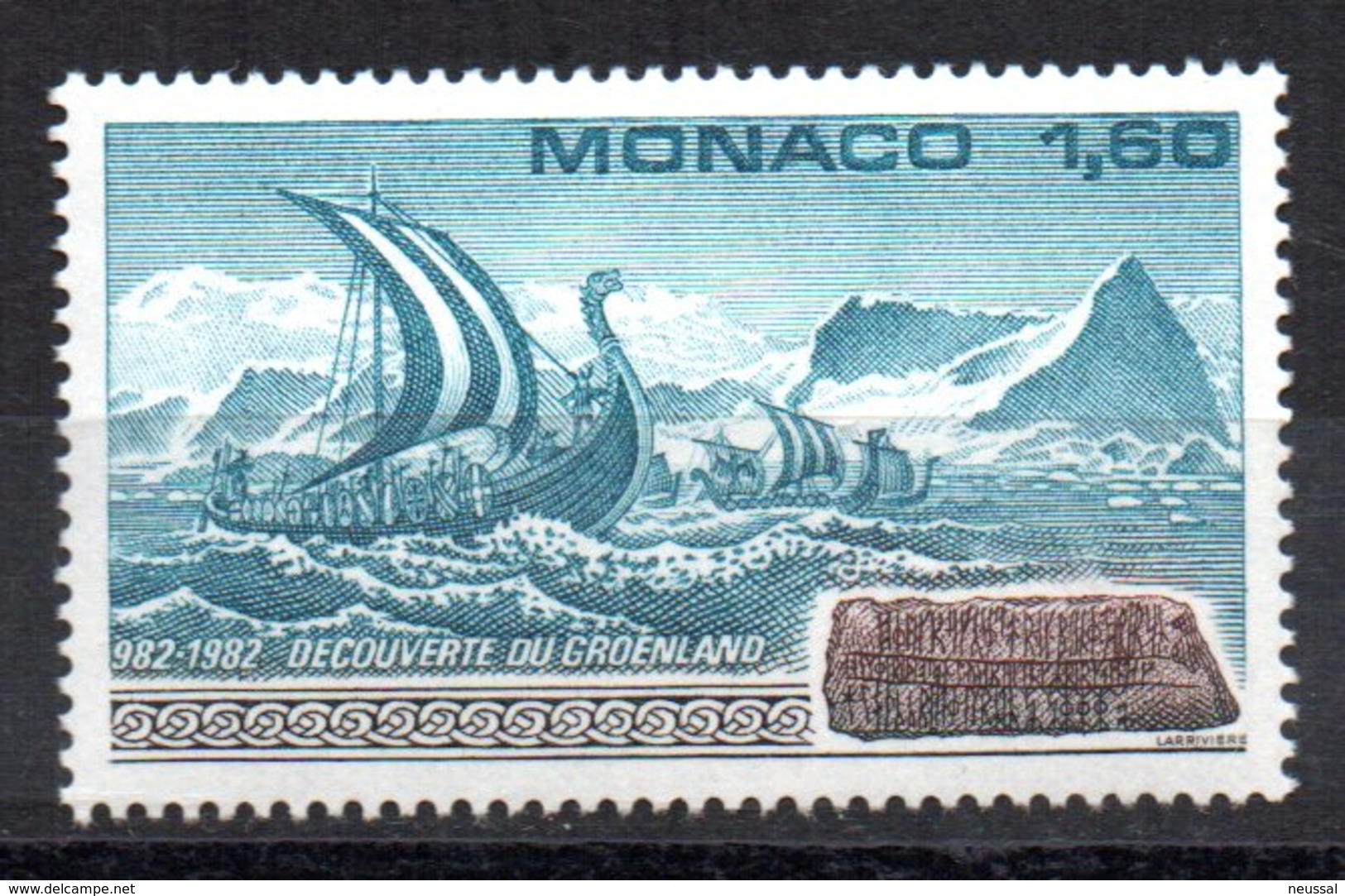 Sello  Nº 1356  Monaco - Nuevos