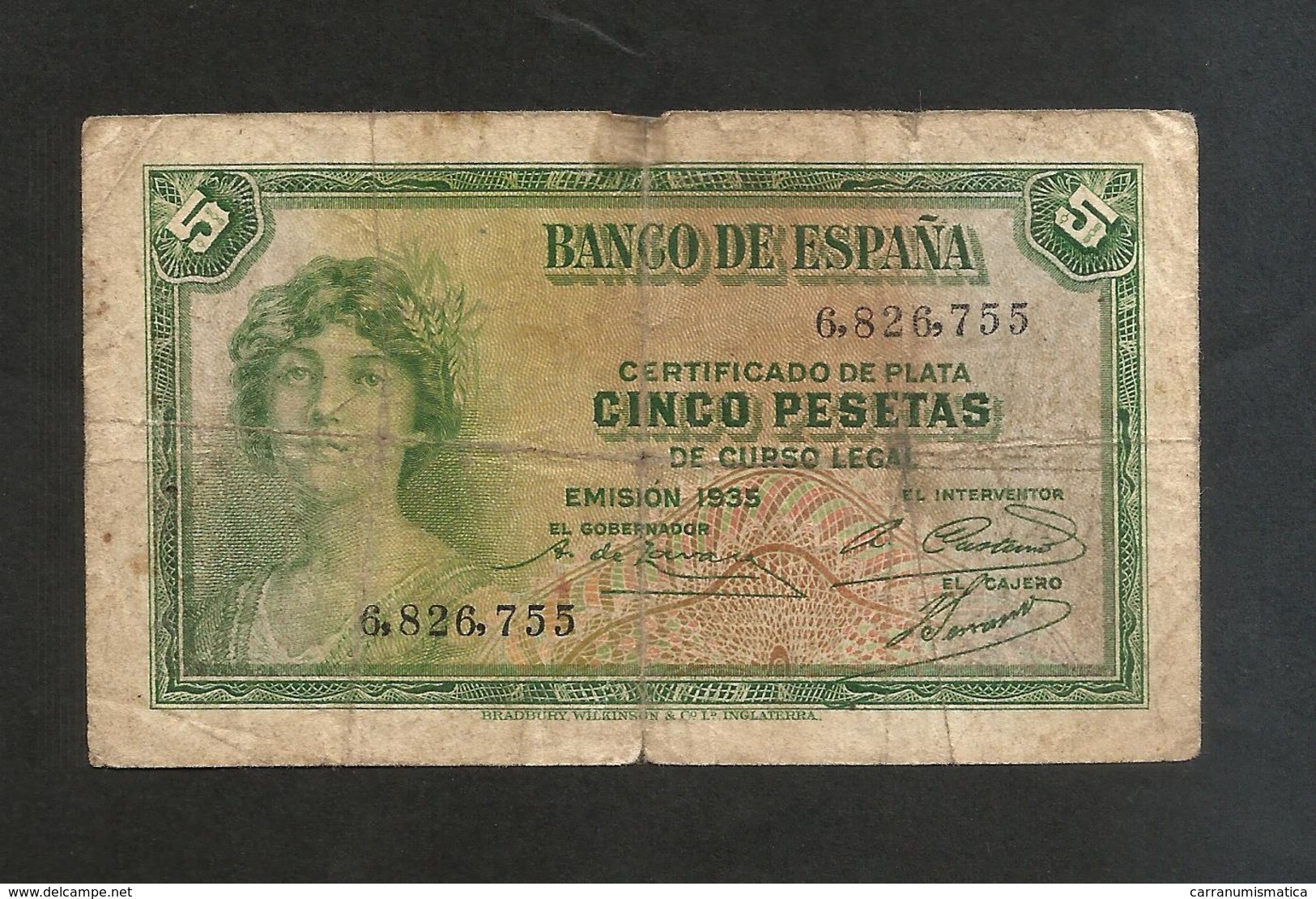 SPAGNA / SPAIN - 5 Pesetas (1935) - 5 Pesetas