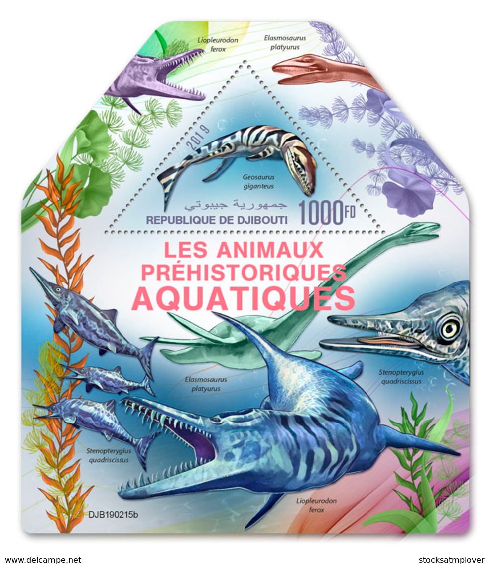 Djibouti 2019   Fauna Prehistoric Water Animals    S201904 - Djibouti (1977-...)