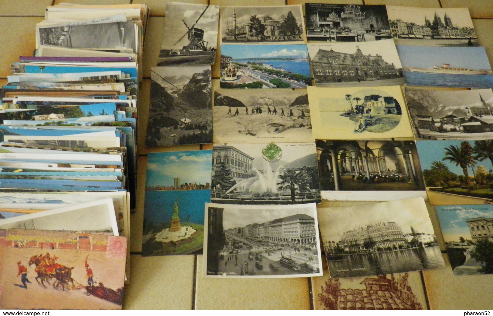 Lot De Cartes Postales Etrangeres 1,800 Kg - 100 - 499 Postcards