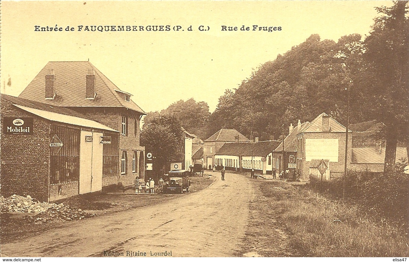 62  FAUQUEMBERGUES    RUE DE FRUGES - Fauquembergues