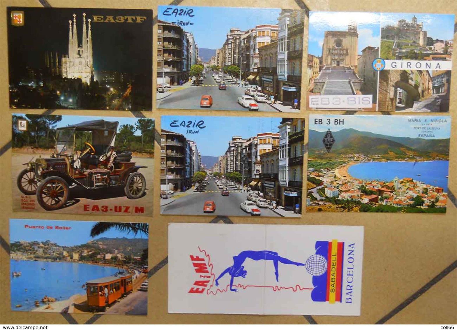 RARE Espagne Espana Spain Lot De 52 Cartes Radio-Amateur Radio Card Tarjetas De Radio-Ammateur Bont état & Catalogne - Altri & Non Classificati