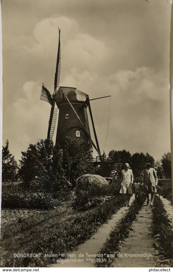 Dordrecht // Molen Willem De 2de - Krommedijk - Gesloopt 1934 / 19?? - Dordrecht