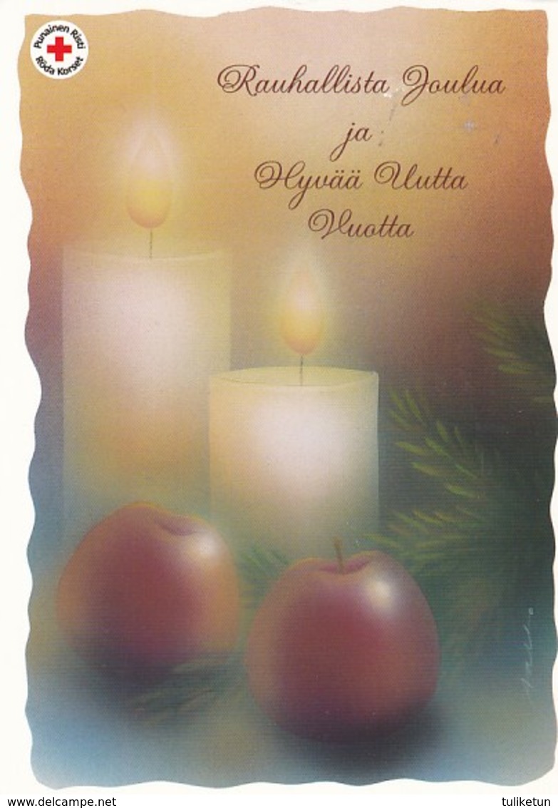 Postal Stationery - Birds - Bullfinches - Candles Lighting - Red Cross 2005 - Suomi Finland - Postage Paid - Interi Postali