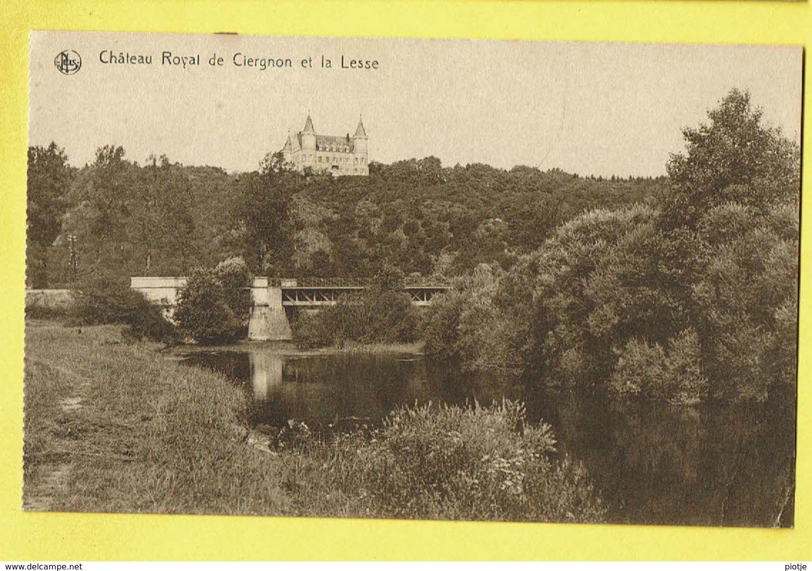 * Houyet (Namur - La Wallonie) * (Nels, Ern Thill) Vallée De La Lesse, Chateau Royal De Ciergnon, Kasteel, Pont, Canal - Houyet