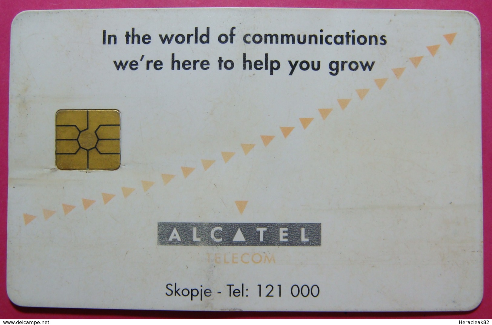 Macedonia CHIP Phonecard, ALCATEL, NO Units - Noord-Macedonië
