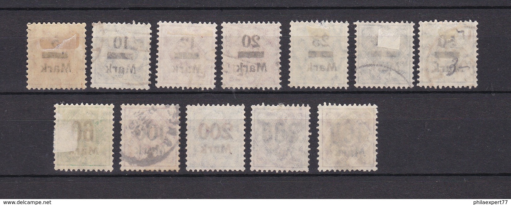 Wuerttemberg - Dienstmarken - 1922/23 - Michel Nr. 159/170 - 45 Euro - Sonstige & Ohne Zuordnung