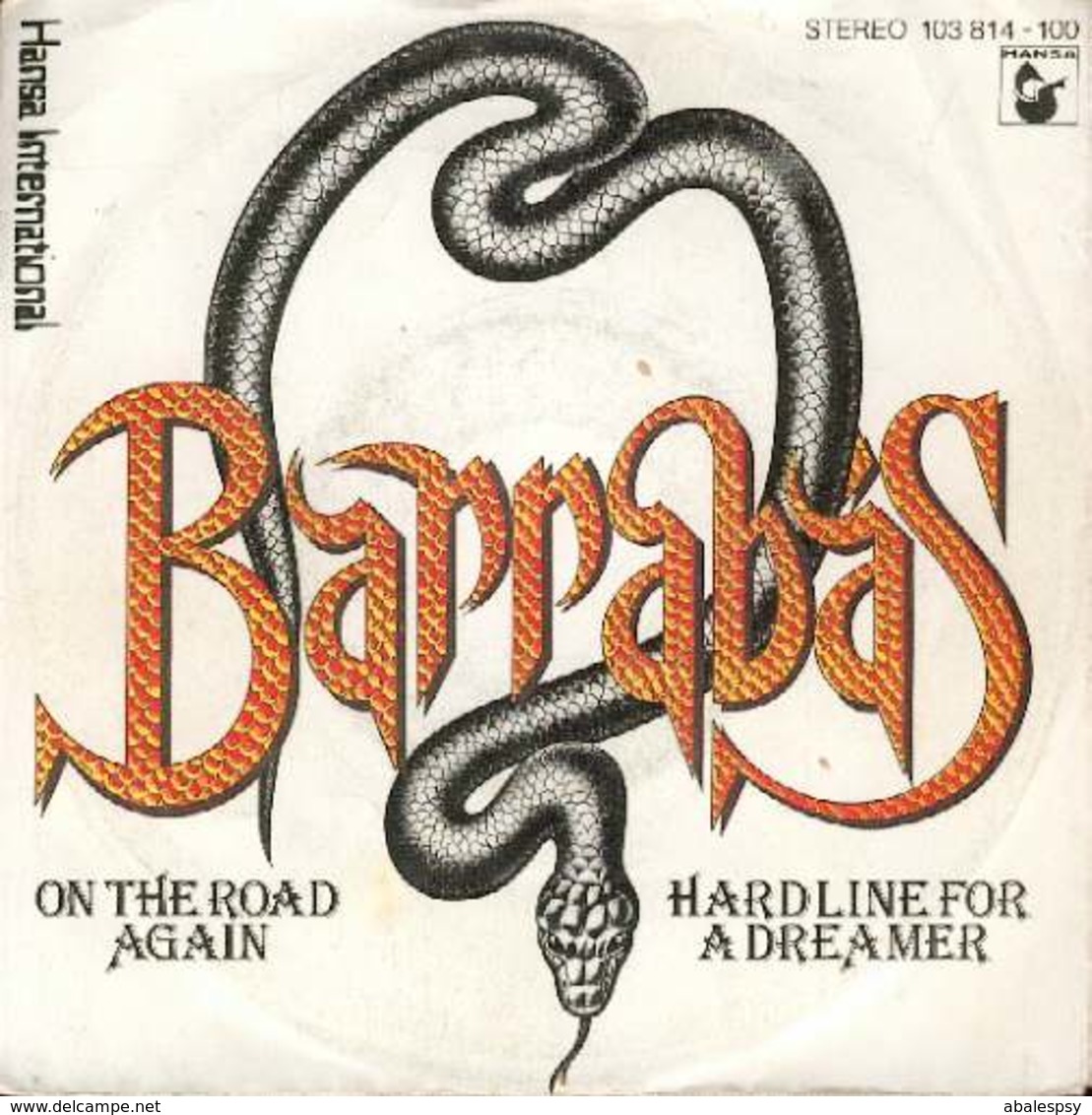 Barabas 45t On The Road Again VG+ EX - Altri - Musica Spagnola