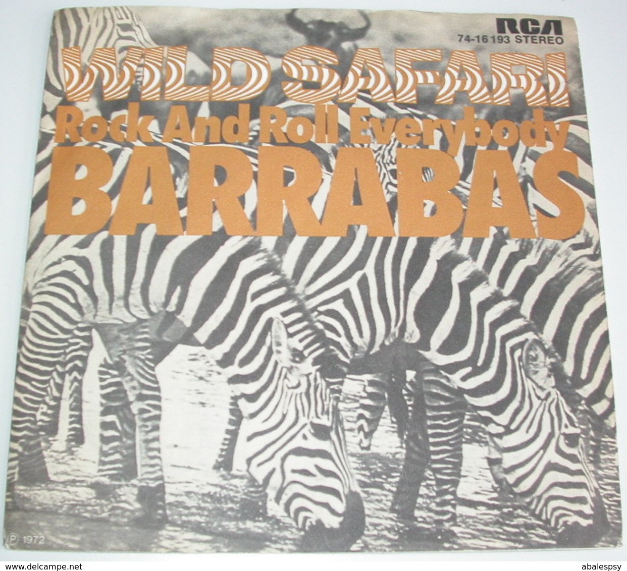 Barabas 45t Wild Safari EX EX - Other - Spanish Music