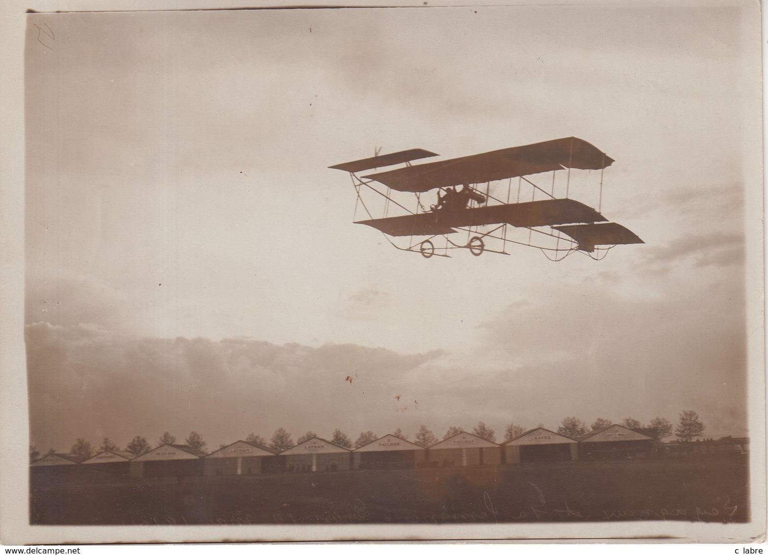 FRANCE : LEGAGNEUX ET SA FEMME . SUR SOMMER . A LA GRANDE SEMAINE DE LYON . 1910 . - Aviación