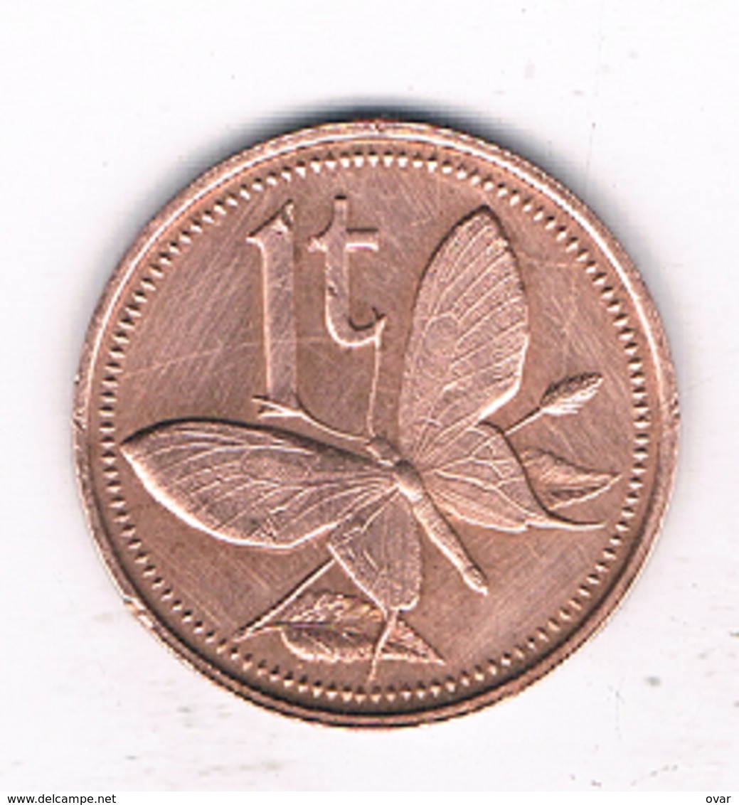 1 TOEA 1975 PAPOEA GUINEA //5231/ - Papouasie-Nouvelle-Guinée