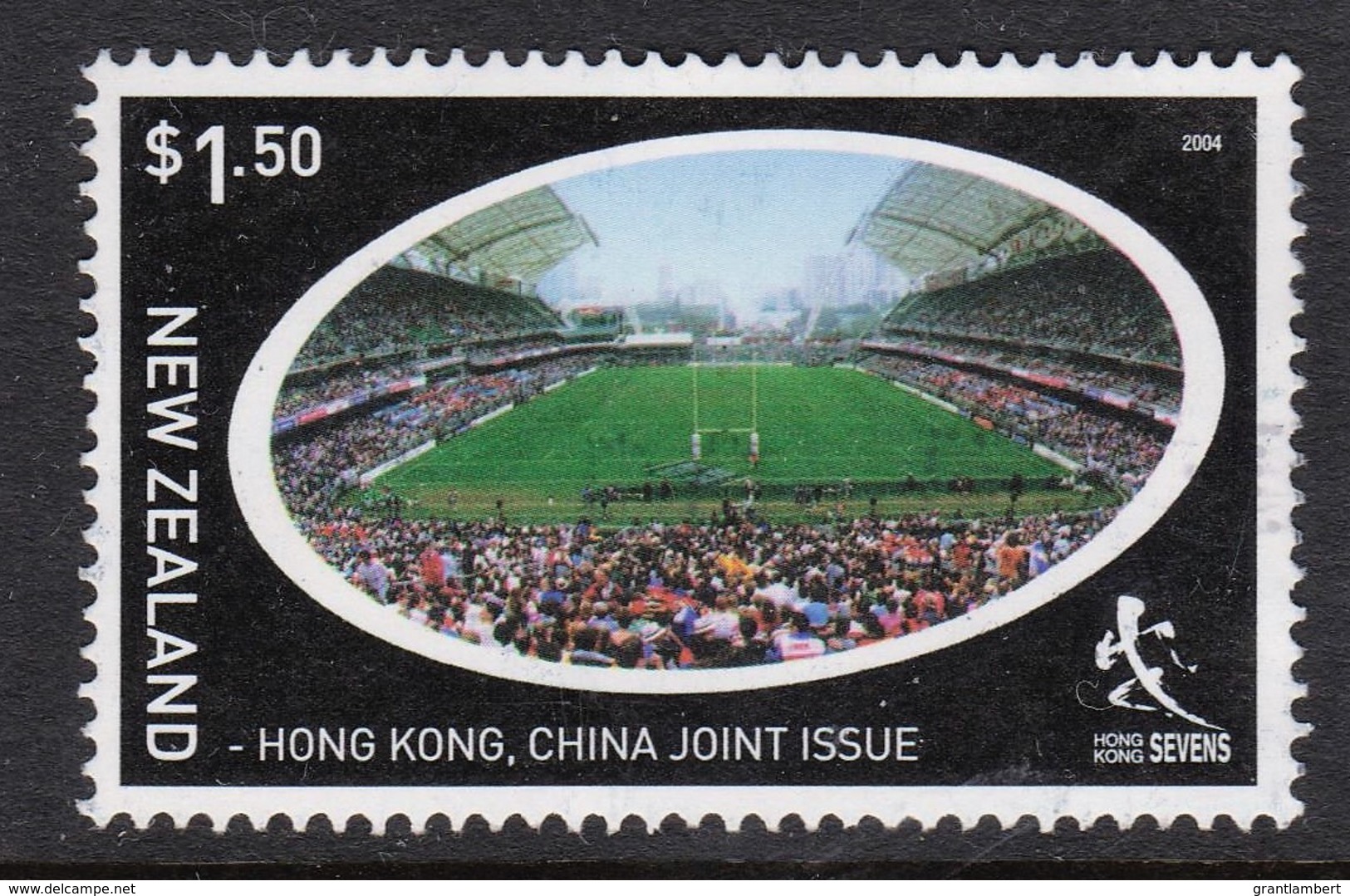 New Zealand 2004 Rugby Sevens Hong Kong, China Joint $1.50 Used - - - Used Stamps