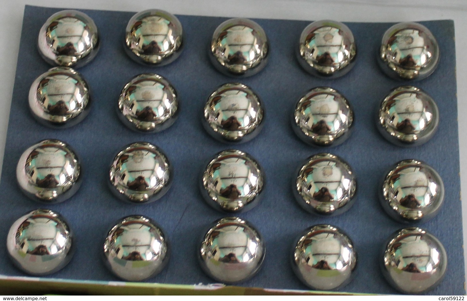 20 Boutons Demi Boule Dia 25 - Knöpfe