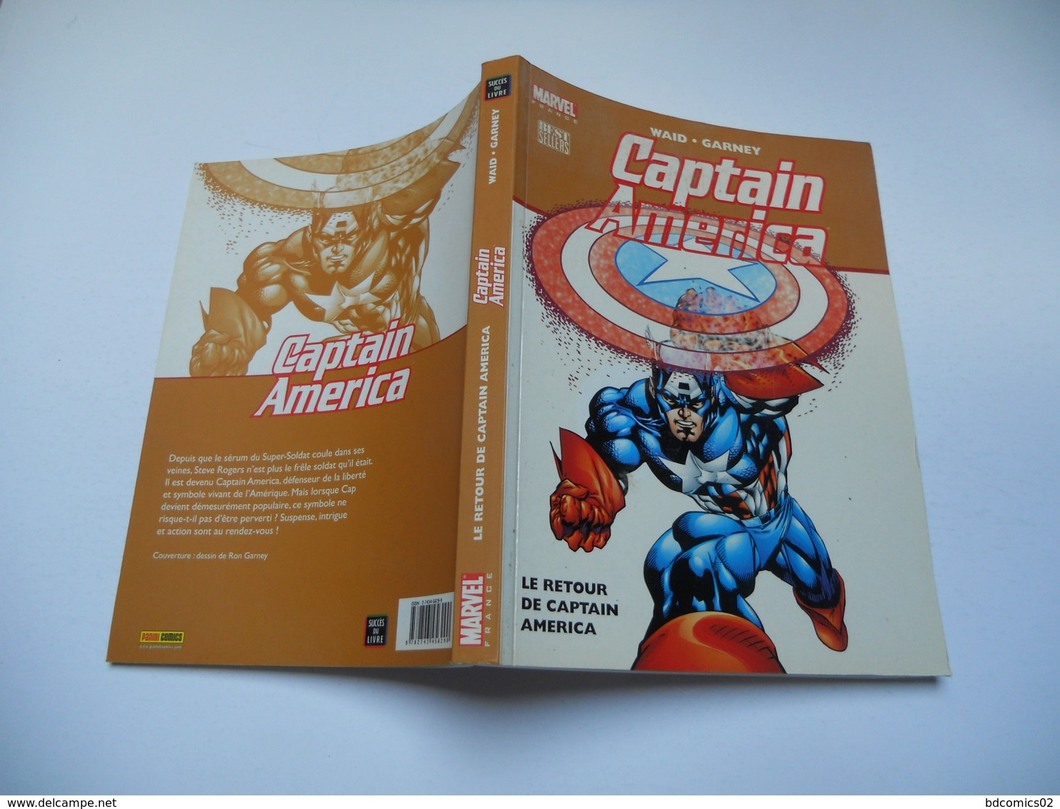 CAPTAIN AMERICA BEST SELLERS  LE RETOUR DE CAPTAIN AMERICA // WAID GARNEY - Captain America