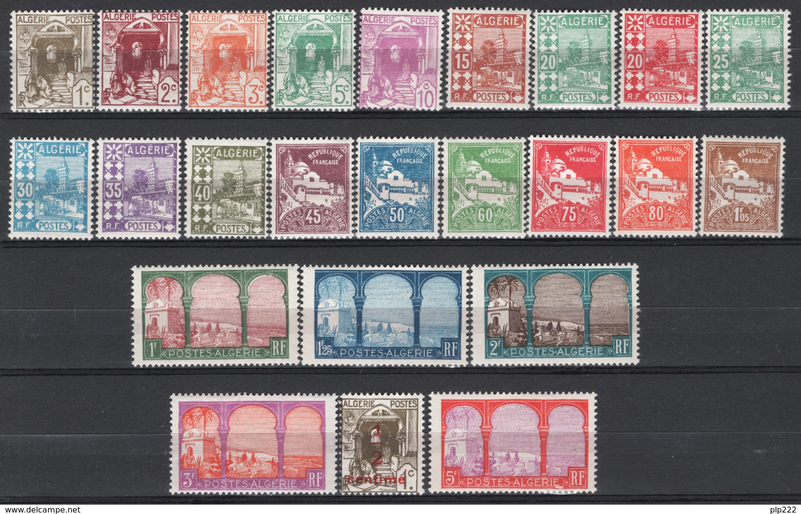 Algeria 1926 Y.T.34/57 */MH VF/F - Unused Stamps