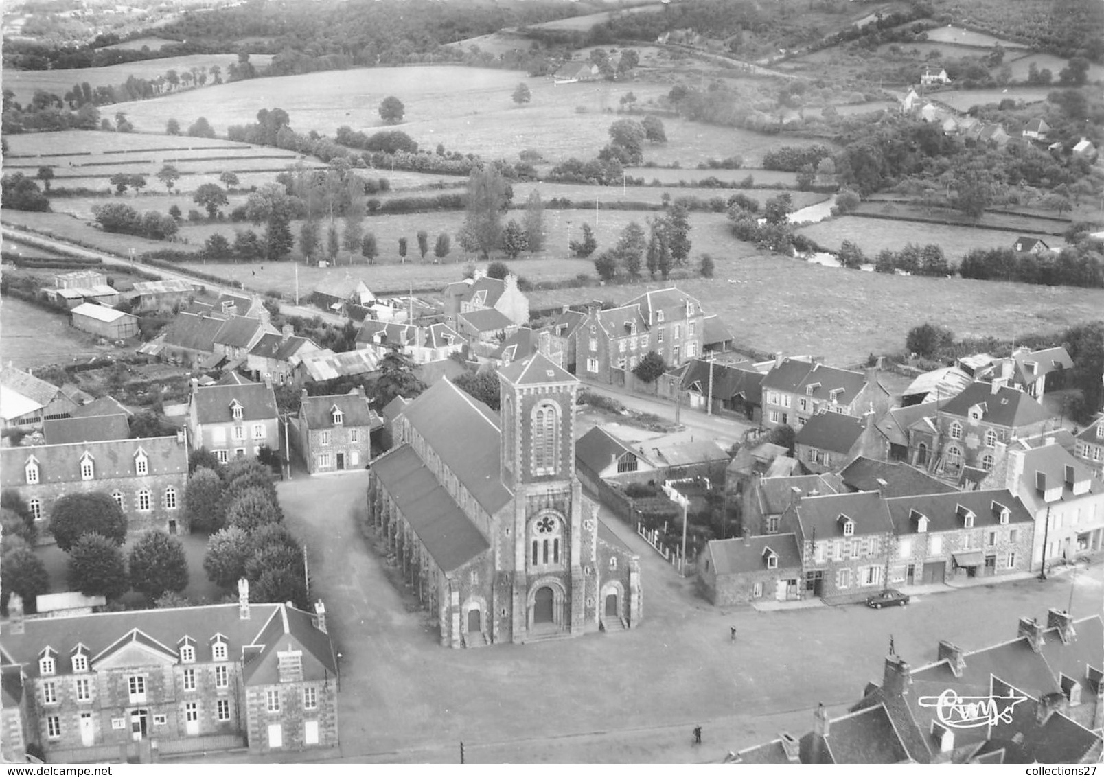 50-GAVRAY- L'EGLISE VUE AERIENNE - Other & Unclassified