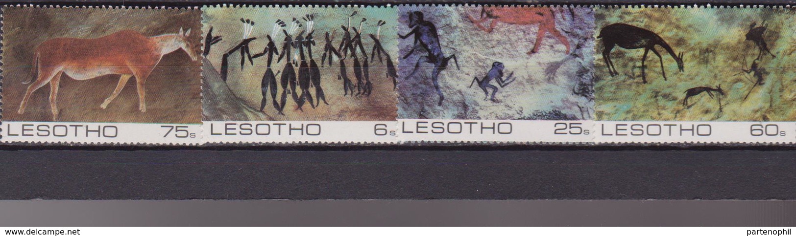 Lesotho Rock Painting Set MNH - Otros & Sin Clasificación