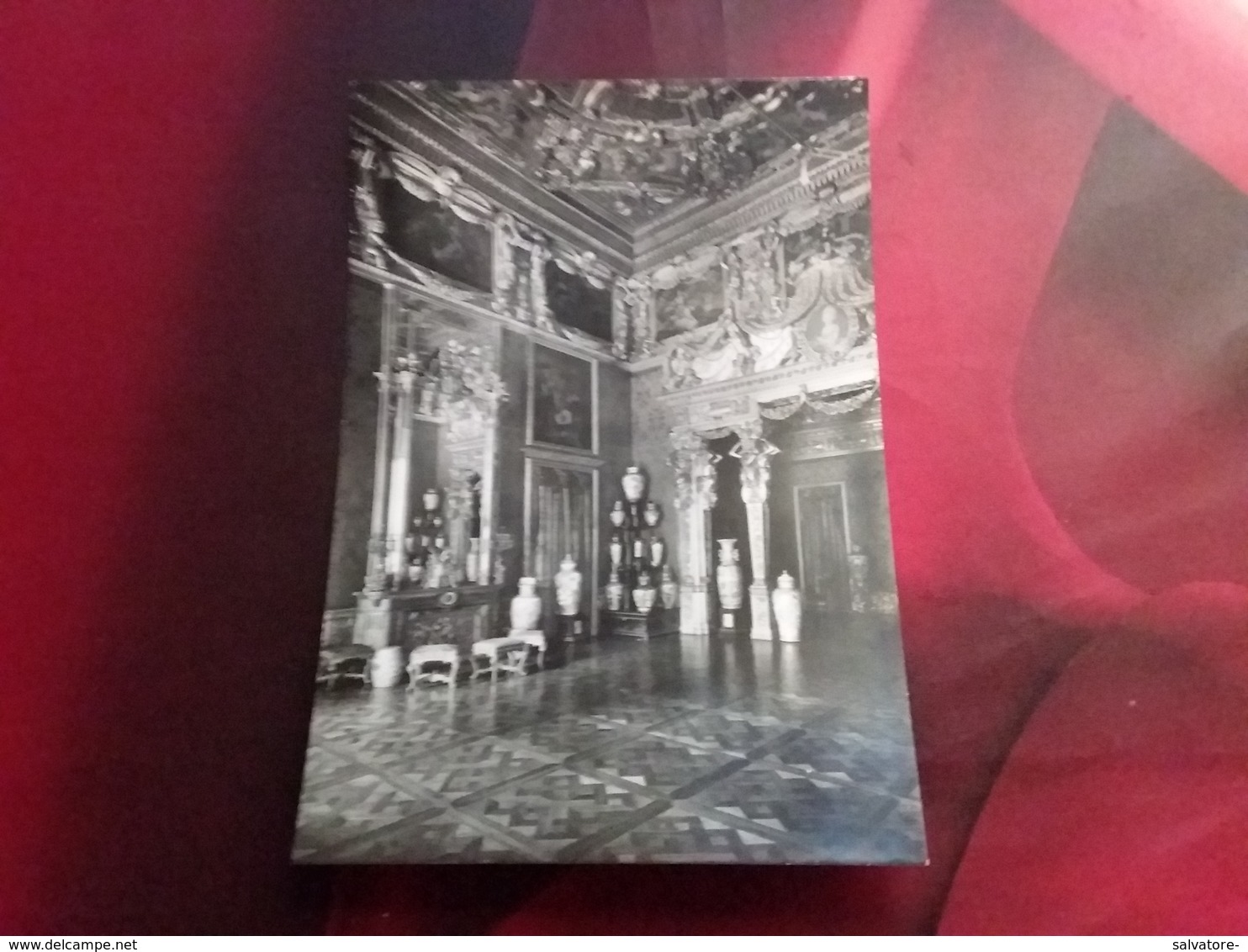 CARTOLINA TORINO- PALAZZO REALE- CAMERA DELL'ALCOVE-NON VIAGGIATA-VERA FOTOGRAFIA - Palazzo Reale