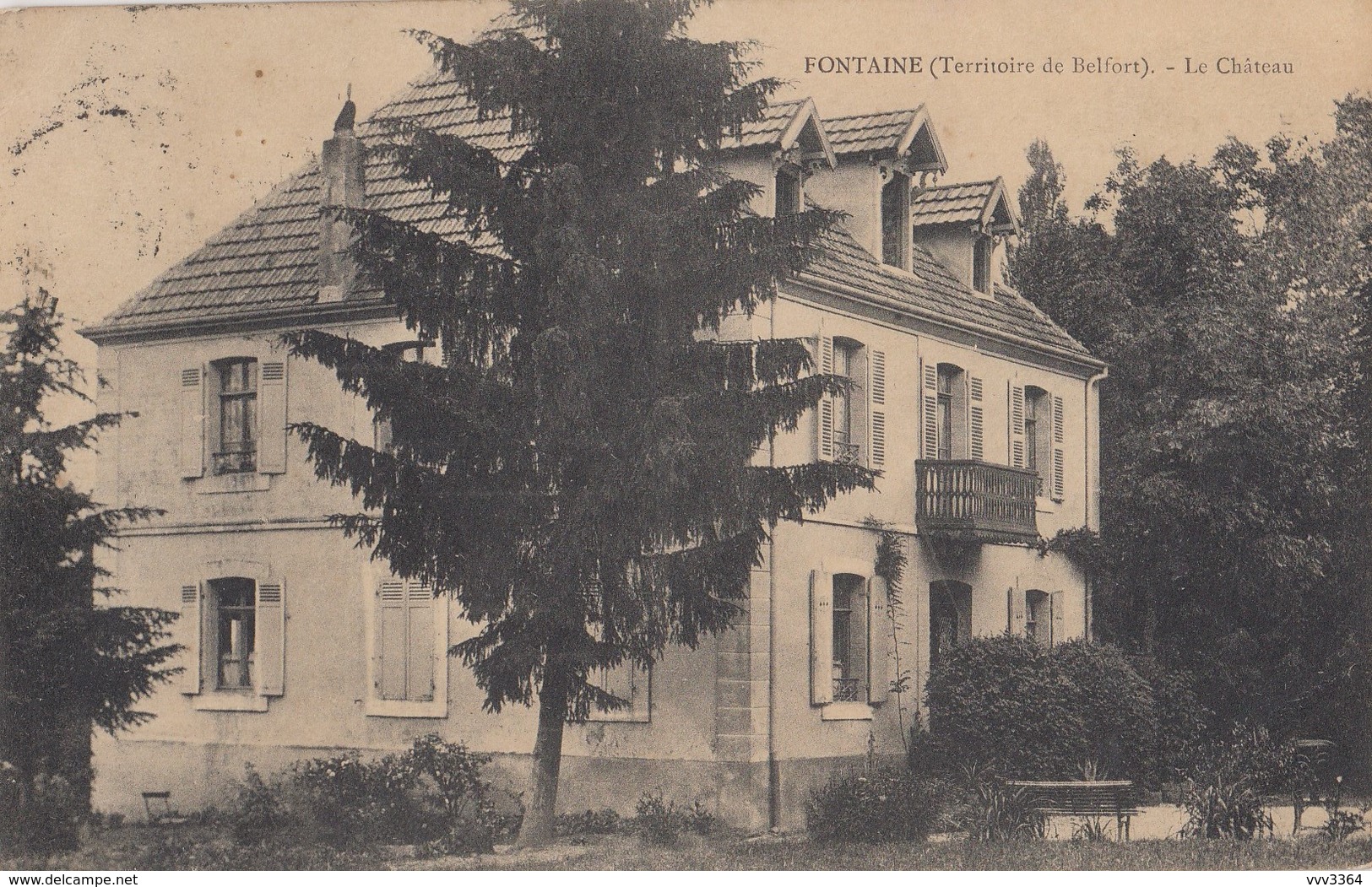 FONTAINE (Territoire De Belfort): Le Château - Fontaine