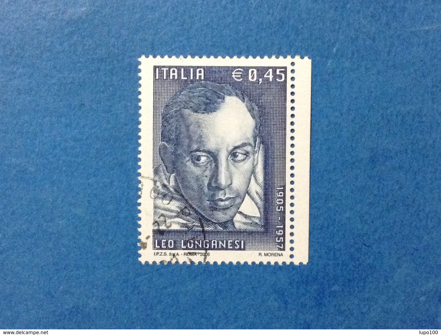 2005 ITALIA LEO LONGANESI FRANCOBOLLO USATO STAMP USED - 2001-10: Usati