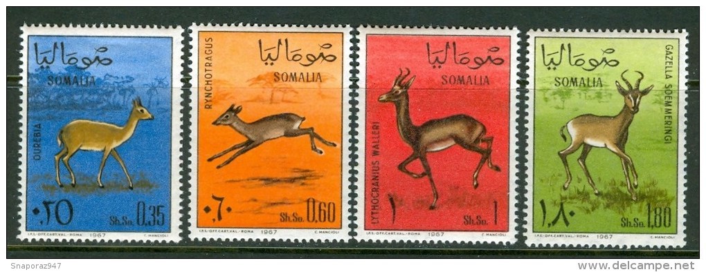 1967 Somalia Fauna Fazzelle Gazelles Set MNH** - Altri & Non Classificati