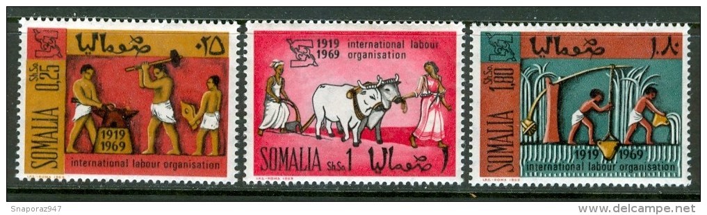 1969 Somalia Organizzazione Nazionale Del Lavoro Set MHH** - Somalia (1960-...)