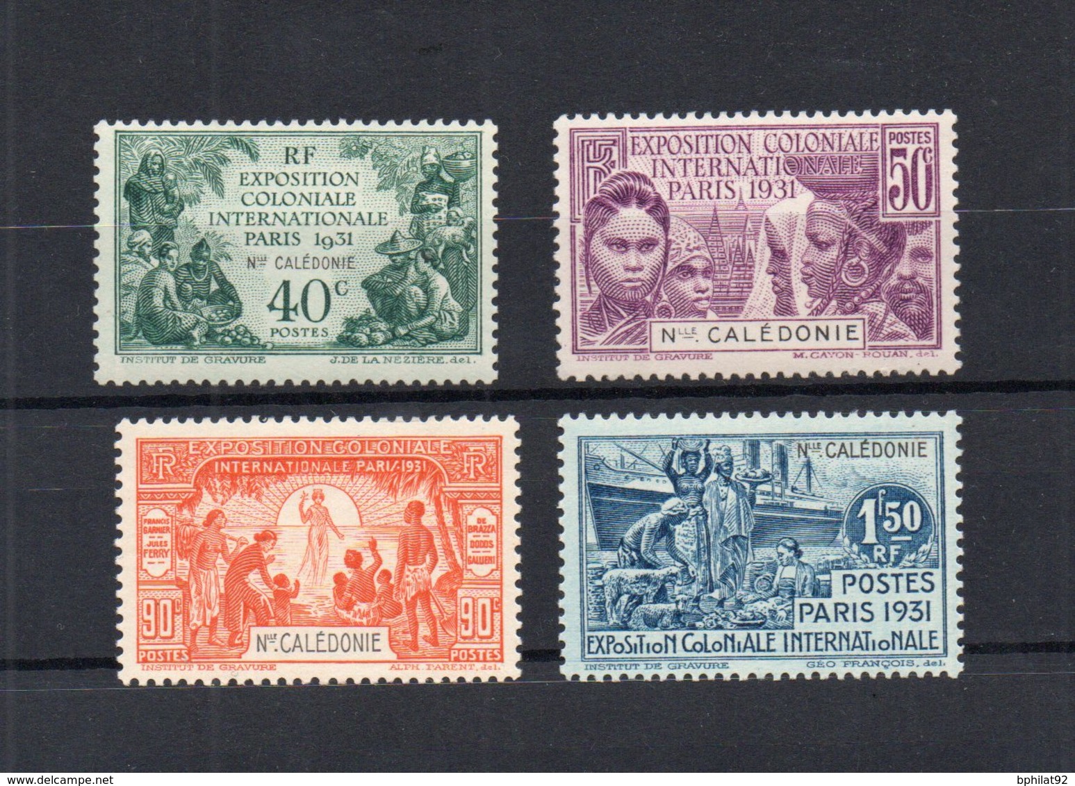 !!! PRIX FIXE : NOUVELLE CALEDONIE, SERIE N°162/165 NEUVE ** - Unused Stamps