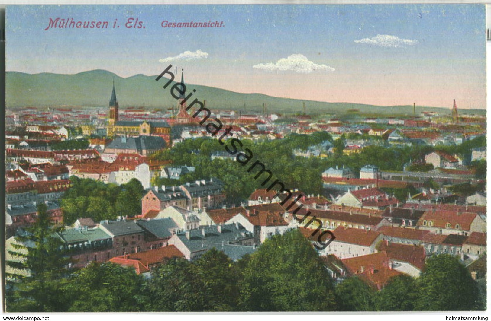 Mülhausen Im Elsass - Mulhouse - Gesamtansicht - Verlag Emil Hartmann Strassburg - Mulhouse