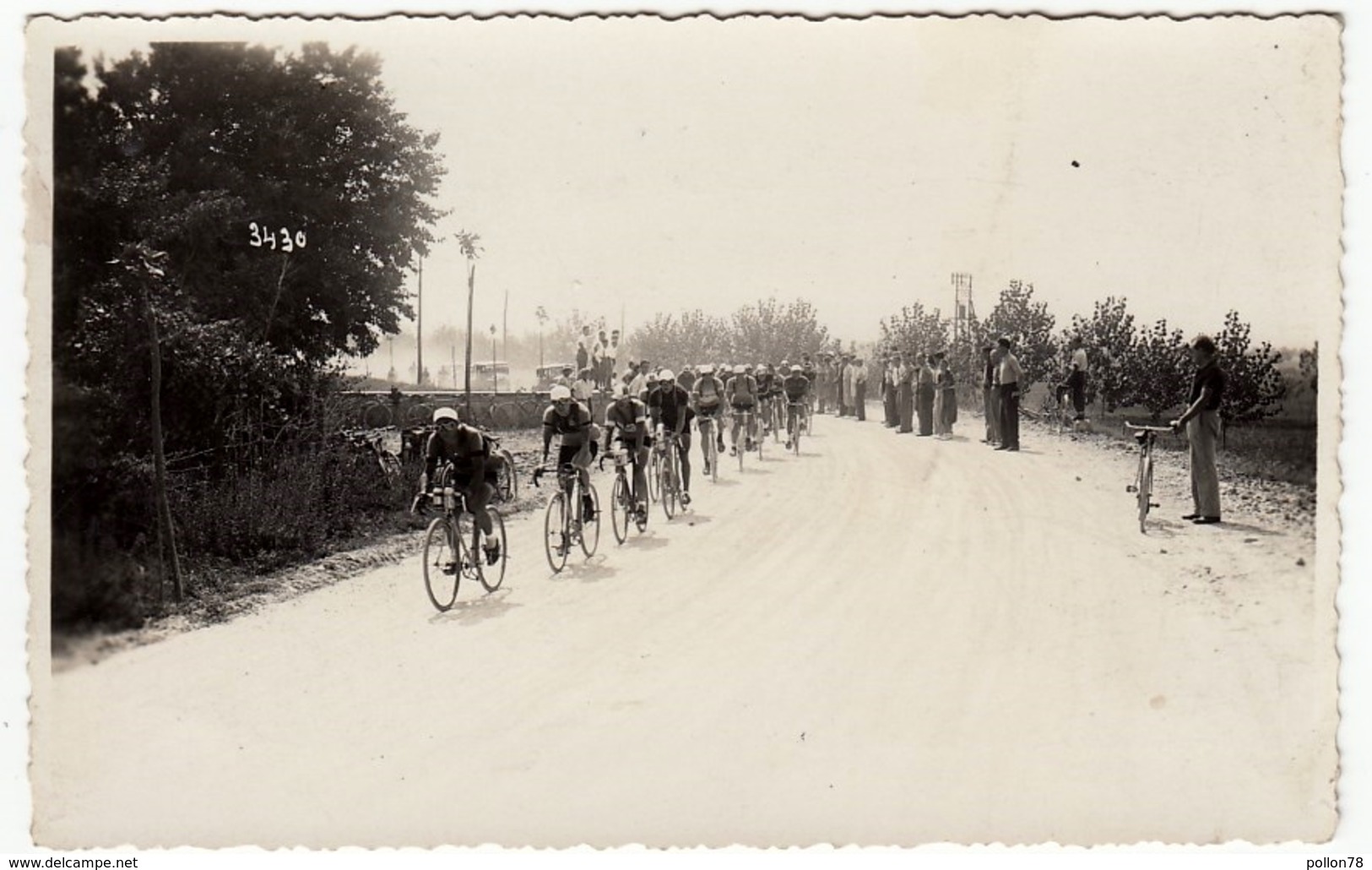 FOTOGRAFIA - CICLISMO ANTEGUERRA - CORSA CICLISTICA - COPPA GABRIELLA ZUCCHI - Vedi Retro - Ciclismo