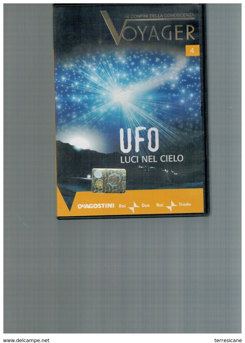 UFO LUCI NEL CIELO VOYAGER 4 DE AGOSTINI RAI ROBERTO GIACOBBO - DVD