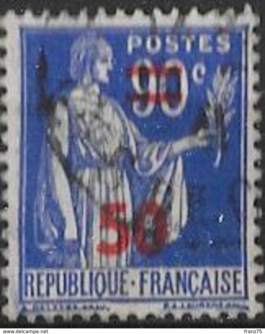 Poste 1937/39-type PAIX-N°482 -OBL - 1932-39 Paix