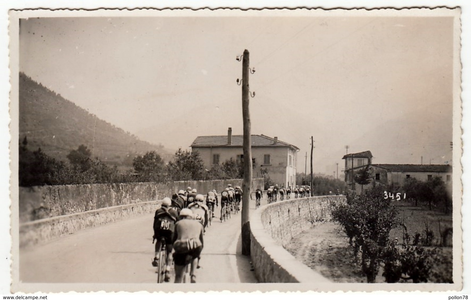 FOTOGRAFIA - CICLISMO ANTEGUERRA - CORSA CICLISTICA - COPPA GABRIELLA ZUCCHI - Vedi Retro - Cyclisme