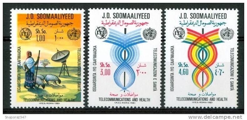 1981 Somalia Telecomunicazioni Telecmmunications Set MNH** - Telecom