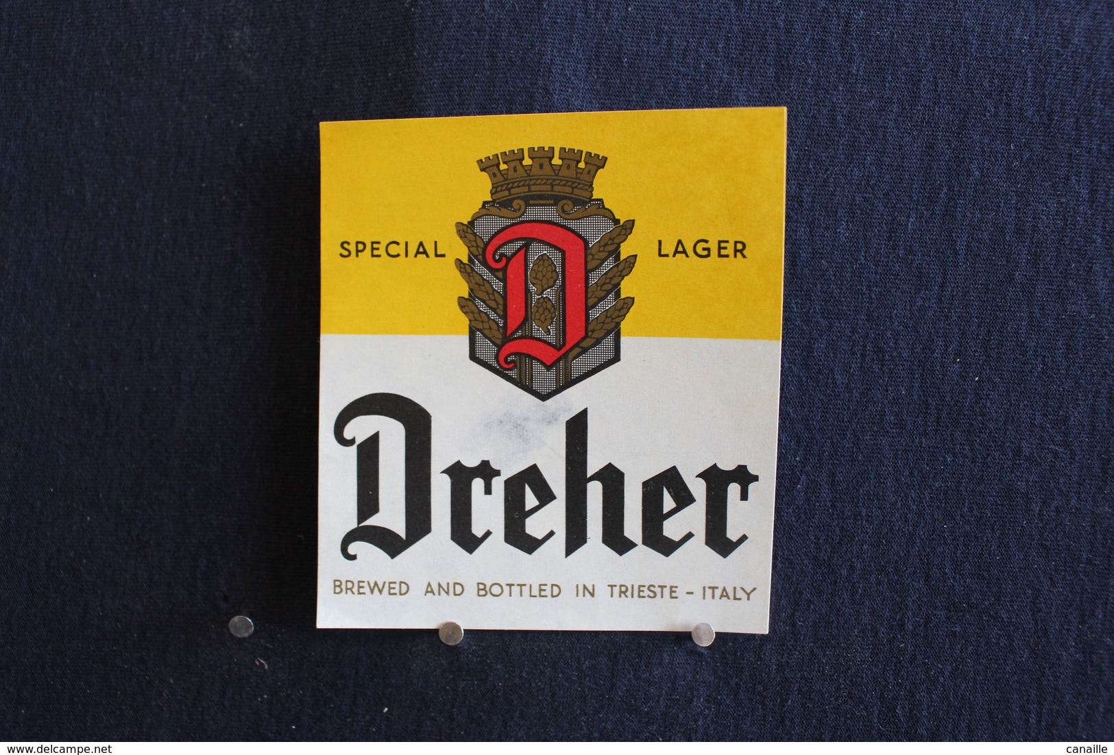 étiquettes De Bière - Beerlabel - Bieretiket / Italie - Etichetta Birra Beer Bière DREHER - Special Lager - Bière