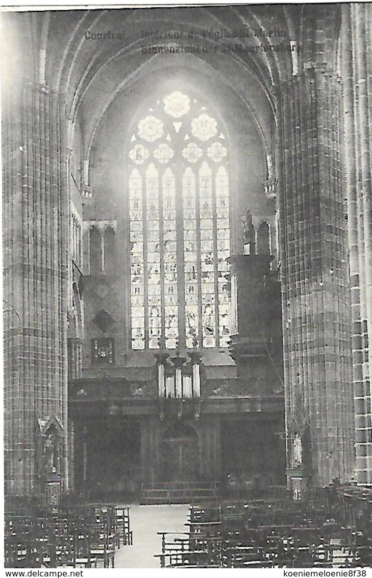 COURTRAI - INTERIEUR DE EGLISE SAINT MARTIN - Andere & Zonder Classificatie