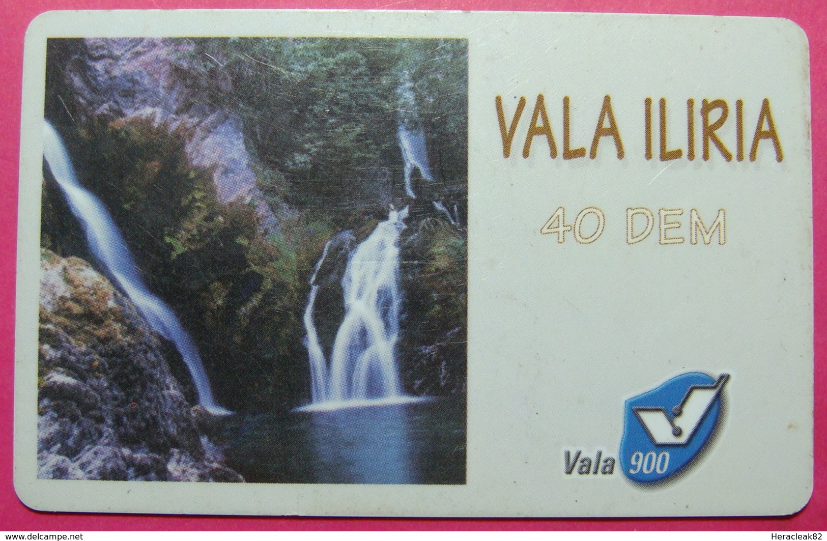 Kosovo Prepaid Phonecard, 40 DM. Operator VALA, *Spring Of White Drim River*, VERY RARE, Serial # 18...., Few Remains - Kosovo