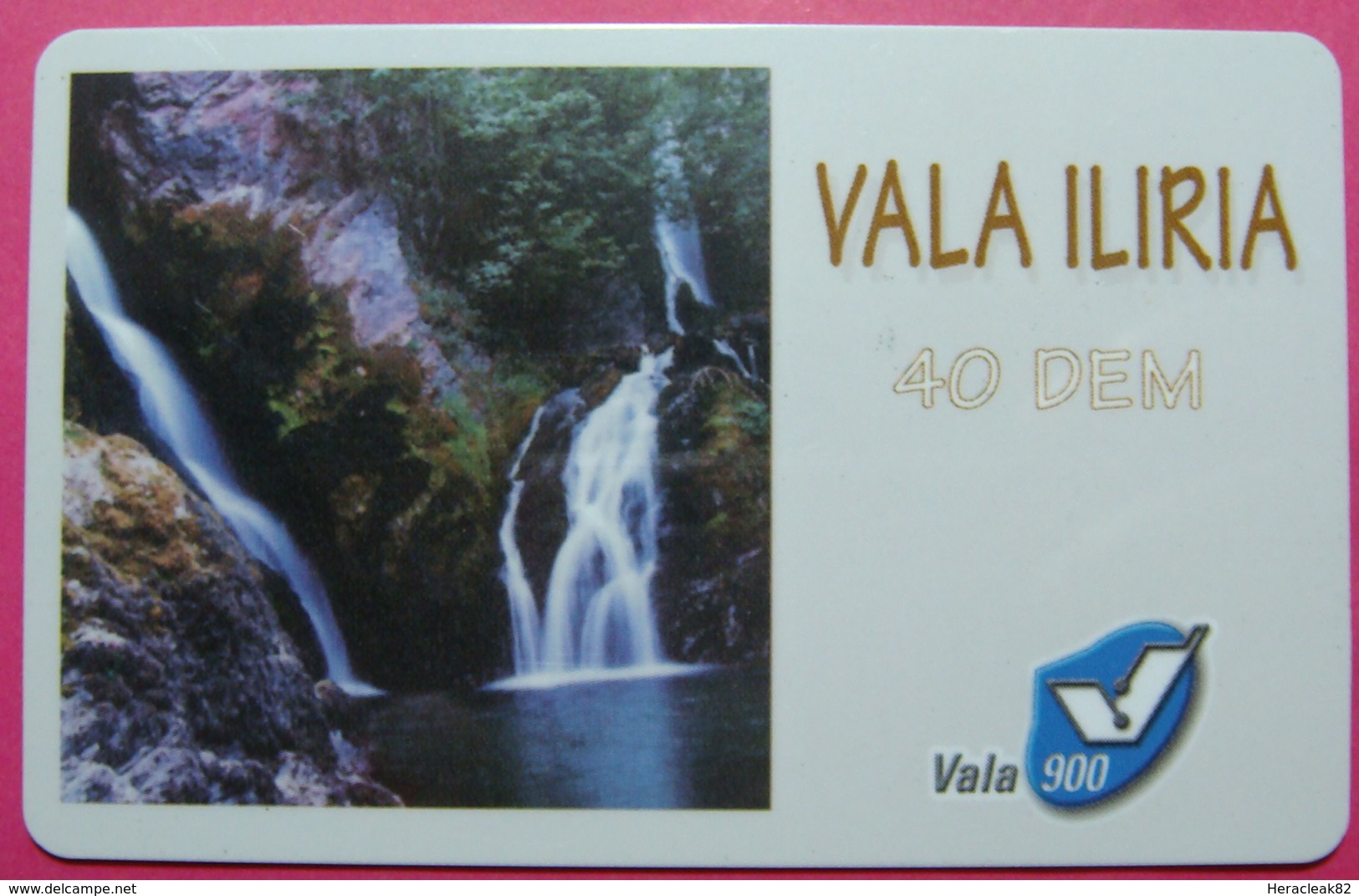 Kosovo Prepaid Phonecard, 40 DM. Operator VALA, *Spring Of White Drim River*, VERY RARE, Serial # 55...., Few Remains - Kosovo