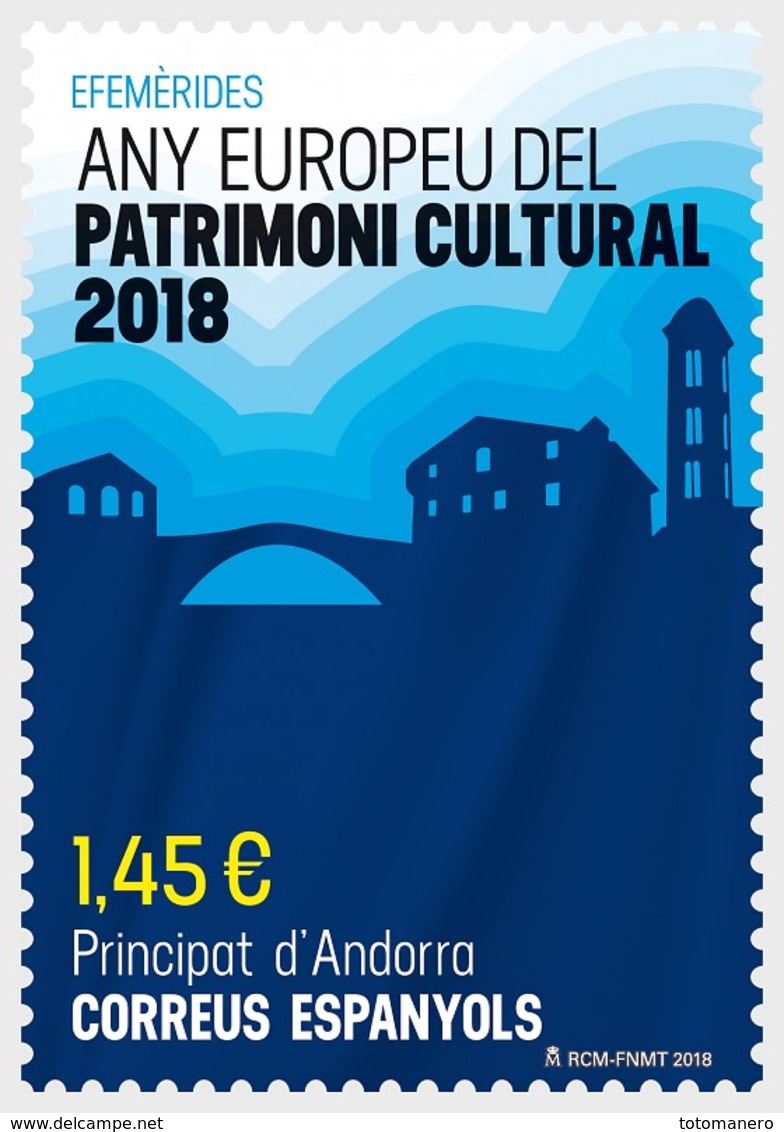 ANDORRA Spanish/Spanische 2018 - European Year Of Cultural Heritage 2018 - Set** - Nuovi