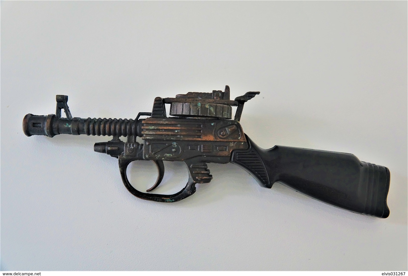 Vintage TOY GUN : MACHINE GUN T8 Parts/repair - L=21.0cm - 19??s  - Keywords : Cap - Rifle - Revolver - Pistol - Decotatieve Wapens