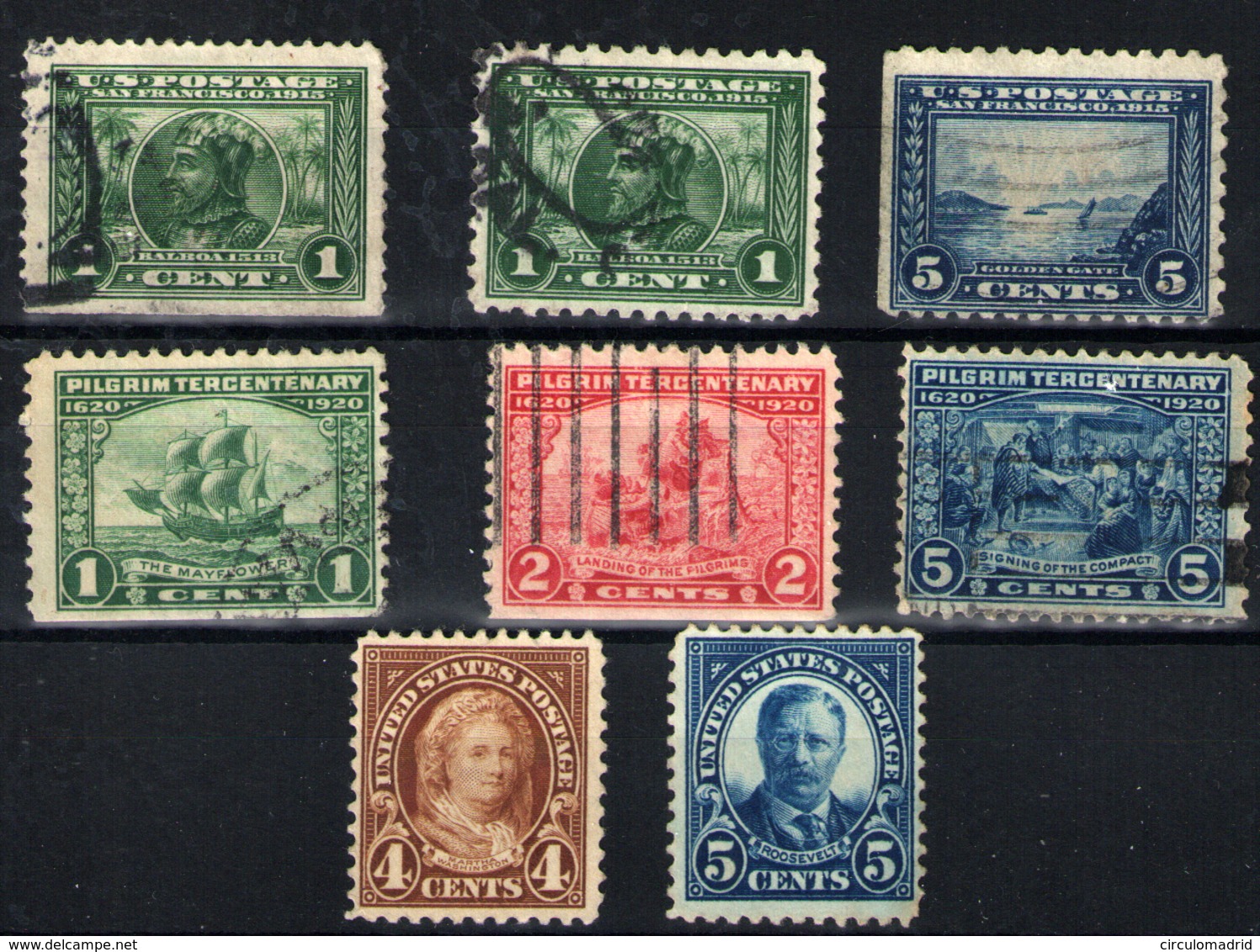 E.Unidos Nº 231/2, 195/7, 225/7. Año 1912/20 - Unused Stamps