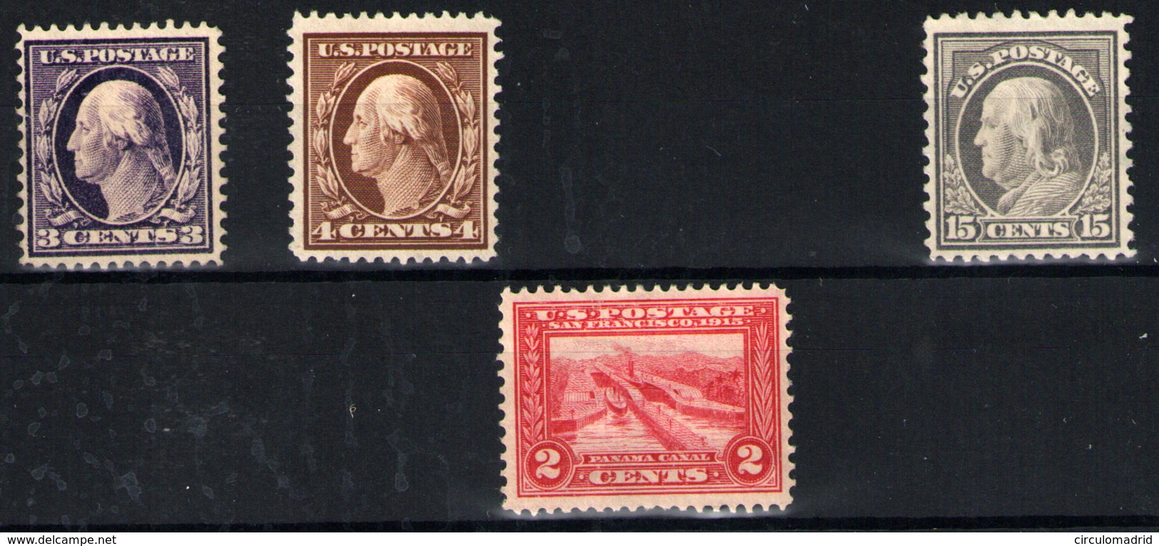 E.Unidos Nº 196, 169/70, 212. Año 1908/19 - Unused Stamps