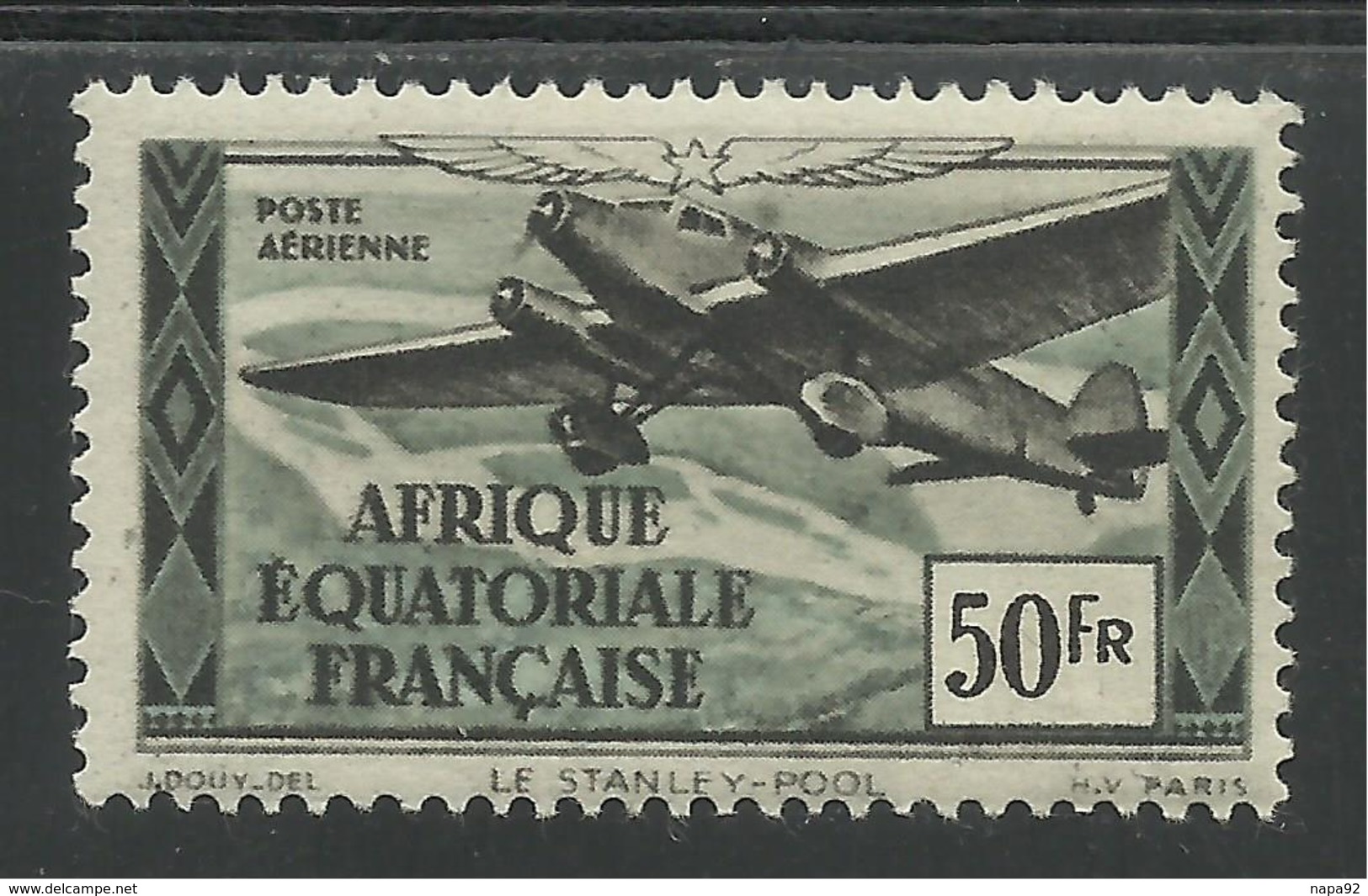 AFRIQUE EQUATORIALE FRANCAISE - AEF - A.E.F. - 1943 - YT PA 41** - Nuovi