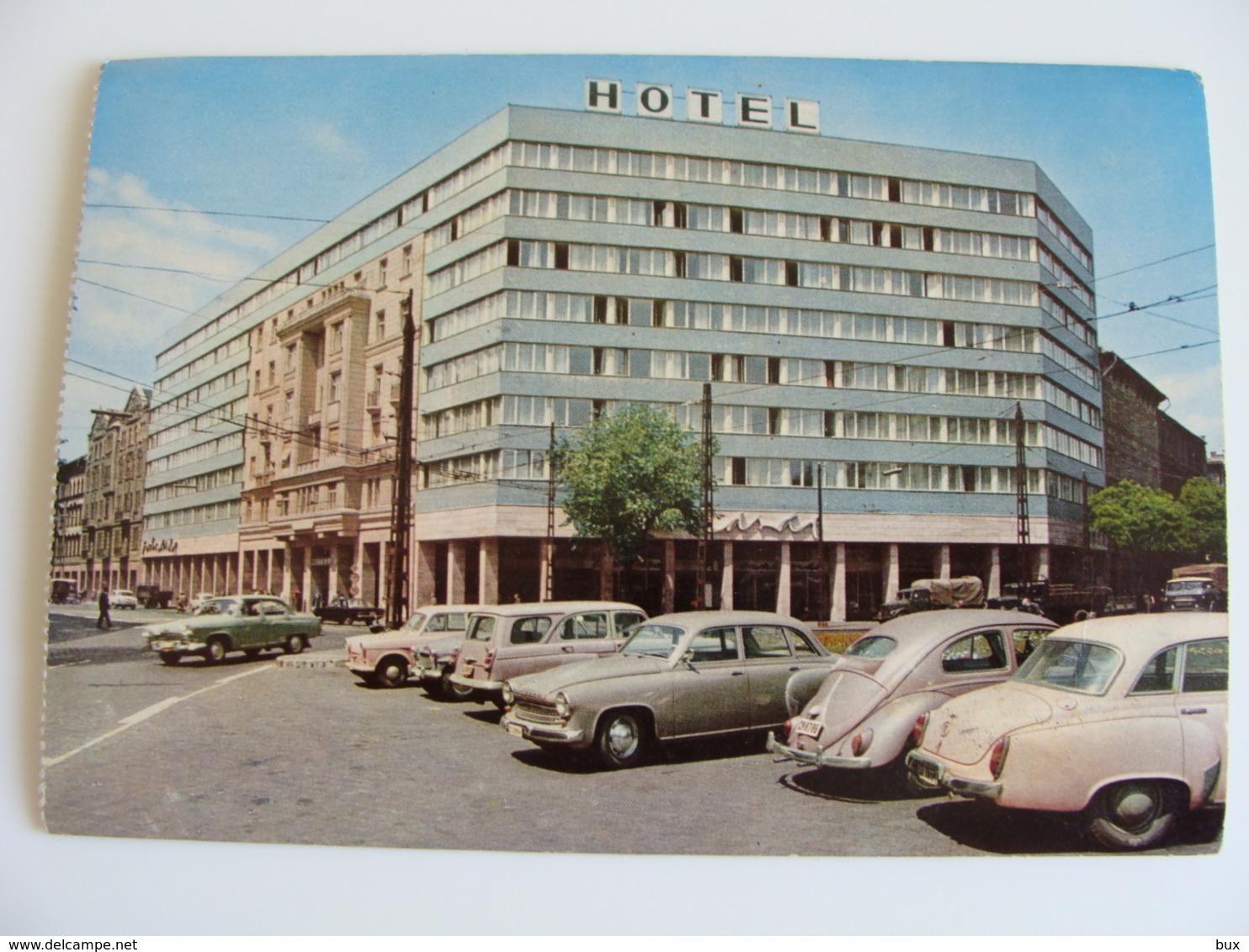 BUDAPEST   HOTEL  AUTO  CAR  UNGHERIA   NON    VIAGGIATA COME DA FOTO FORMATO GRANDE - Ungheria