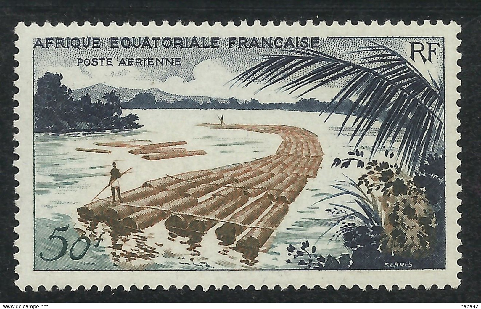 AFRIQUE EQUATORIALE FRANCAISE - AEF - A.E.F. - 1955 - YT PA 58** - Neufs