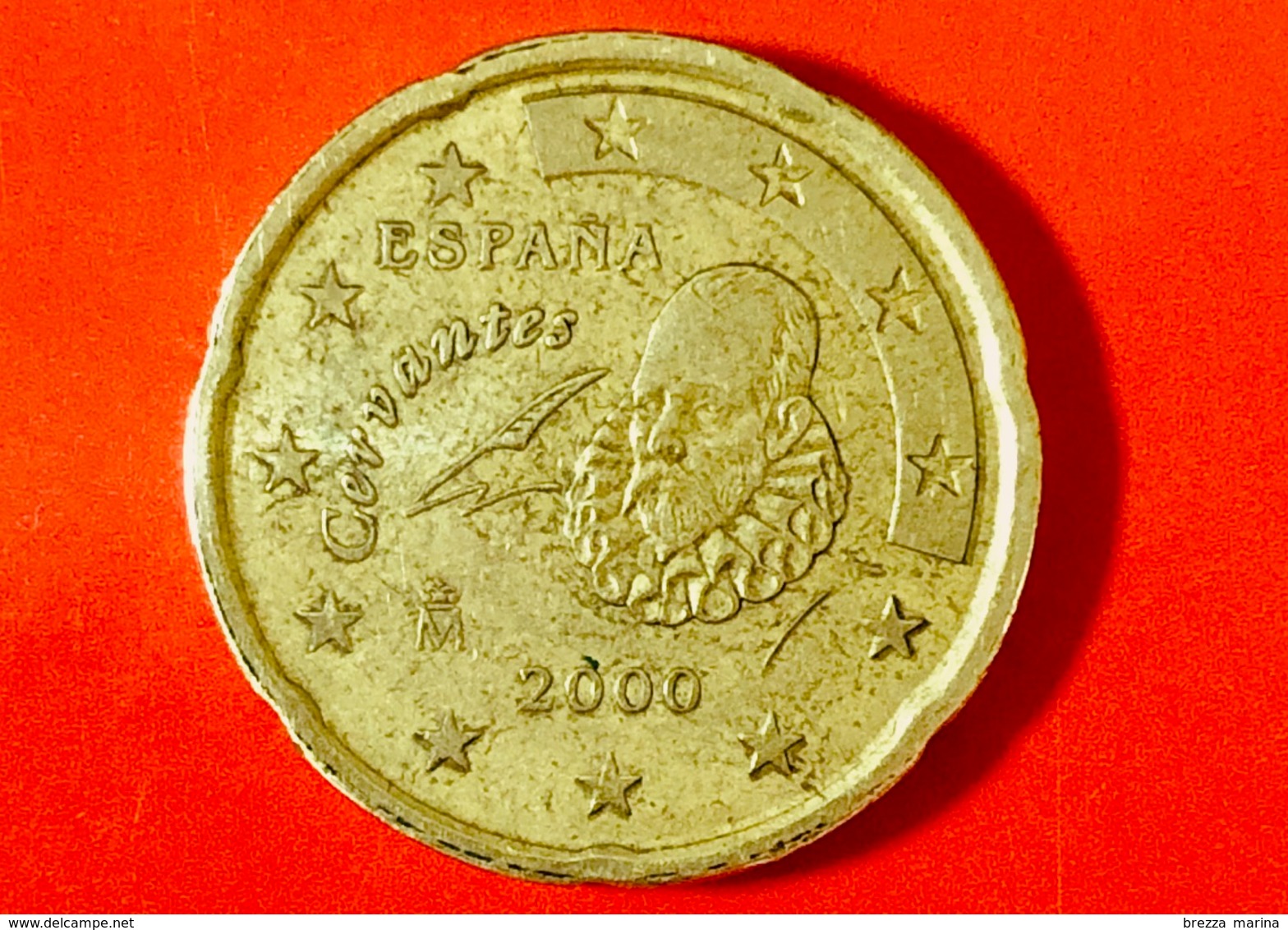 SPAGNA - 2000 - Moneta - Ritratto Di Miguel De Cervantes - Euro - 0.20 - Espagne