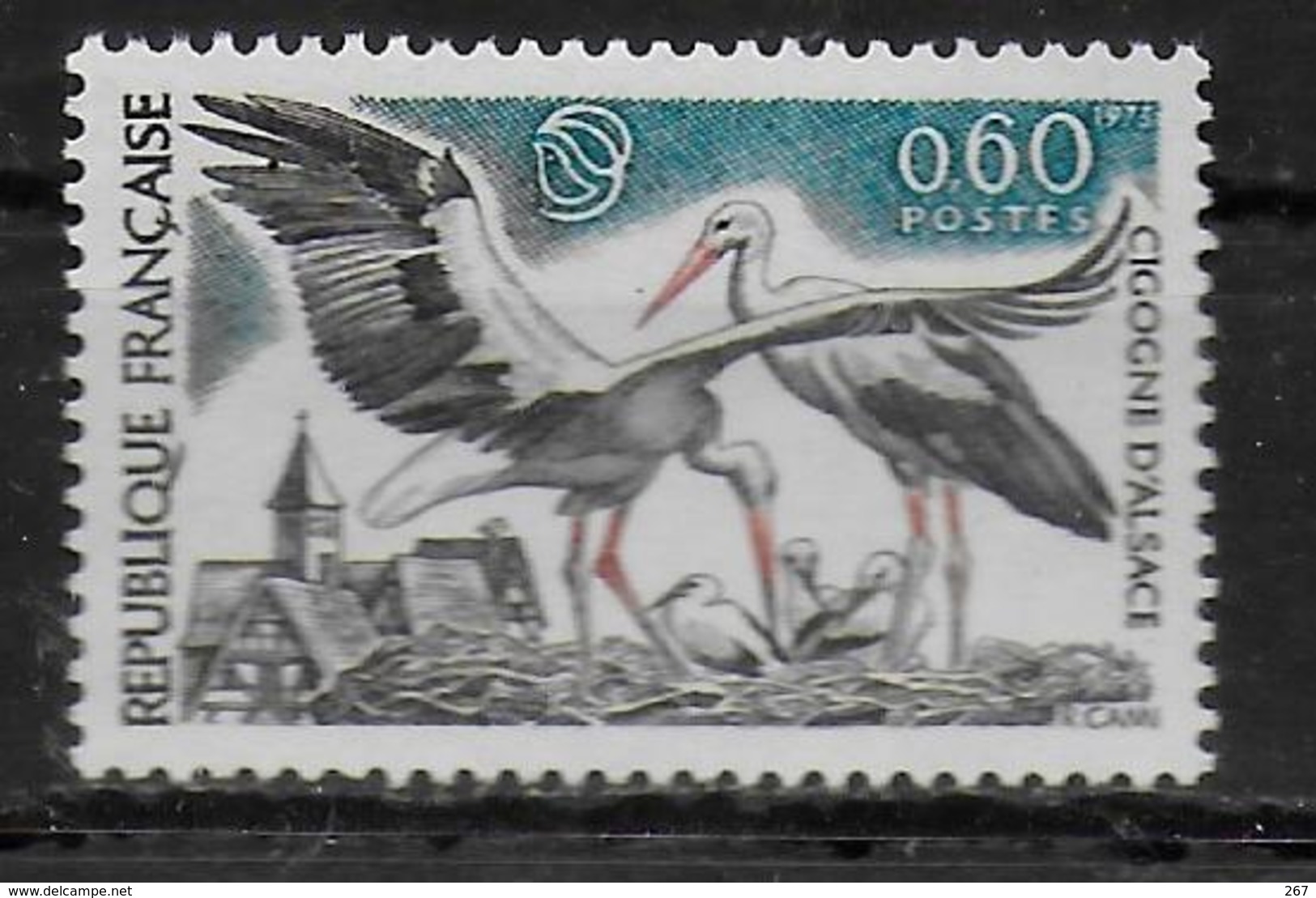 FRANCE  N°  1755   * *  Oiseaux Cicognes D Alsace - Storks & Long-legged Wading Birds