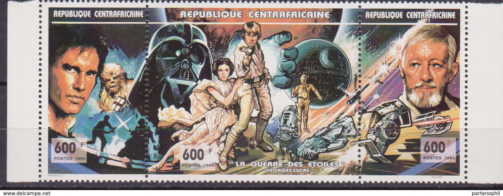 Rep. Centrafricaine  Star Trek Sheet MNH - Cinema